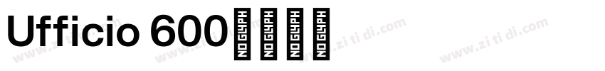Ufficio 600字体转换